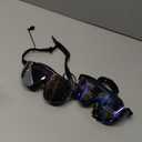 Zoomsnail Swim Goggles 2 Pack, Rimless Wide View Swimming Goggles for Adult, Anti-Fog UV Leaking Pool Goggles for Men Women (Blue & Silver)