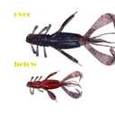 Soft Plastic Fishing Lures,Worm for Bass,Soft Bait,16 Pieces in 8 Colors