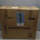 TRALT Office Chair - Ergonomic Desk Chair with Adjustable Lumbar Support, Mesh Computer Chair, Executive Chairs for Home Office Comfortable Lumbar Support (Black) (Pack of 1)