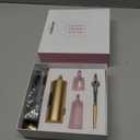 Airbrush Kit with Compressor, Auto Handheld Airbrush Gun with 0.3mm Tip, Rechargeable, Portable Air Brushes for Painting, Tattoo, Nail Art, Model Coloring, Makeup, Cake (Pink)