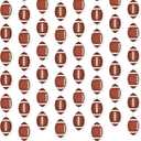 Faccito 8 Pcs Sports Party Banners Sports Theme Party Hanging Decorations Paper Garland for Teens Balls Birthday Baby Shower Home Classroom Supplies Decor(Football)