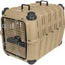 Mammoth Guardian Dog Kennel 36" Heavy Duty Travel & Outdoor Crate for Puppies, Small, Medium & Large Dogs, Secure 3 Bolt Lock, Adventure Ready for Hunting, Camping & Offroad – Desert Sand Tan  24"L x 26.4"W x 36.9"H