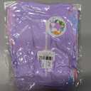 JiAmy Girls One Piece Swimsuits Rash Guard Swim Dress Purple 4-5Y
