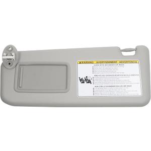 Dasbecan Left Driver Side Sun Visor Compatible with 2013-2018 Toyota Rav4 (4th Gen XA40) Sunvisor (Gray) Replace 74320-42595 74320-42595-B0 74320-42595-C0