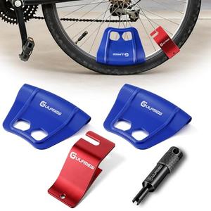 Gulfmew Motorcycle Tire Changing Tool Kit, Tire Bead Holder, Rim Shield Protector and Valve Core Remover Combo, Dirt Bike Tyre and Wheel Installation Changer Tool for Off Road ATV Quad Motocross