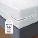 BLISSFORD Plastic Mattress Protector Zippered Cot Size, Waterproof Vinyl Mattress Cover, Heavy Duty Noiseless Mattress Encasement, 30"x75"