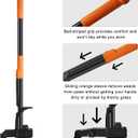 Weed Puller Tool Stand-Up - 40" Long Handle Weed Picker with Leaf Bag, 4 Claws Stainless Steel & Foldable Foot Board, Easy Weeding Removal, No Bending