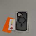 TORRAS Magnetic Shockproof for iPhone 16 Case,18N Mighty Magnetic, 12FT Military Grade Drop Tested, Fit for MagSafe, Protective Hard Back Plastic Slim Phone Case for iPhone 16 6.1", Black Titanium