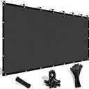 Shade&Beyond 90% Sun Shade Cloth with Grommets, 3' X 6' Pergola Shade Cover Canopy, Mesh Tarp Sun Screens for Patio, Outdoor, Garden, Backyard, Dark Gray