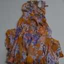 Petal & Pup Women's Newell Dress (Large, Orange)