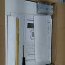 Night Stand, Modern Nightstand with Drawers, Bedside Table, Gold Small Side Table for Bedroom, Living Room End Table (White Stripe, 2 Drawers)