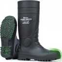 PVC Rain Boots for Men And Women Waterproof Slip-Resistant Rubber Work Boots, Seamless Durable Tall Knee Boots for Agriculture, Gardening, Fishing, Industrial & Outdoor Work, Size 10 (Black)