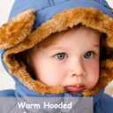 BFUSTYLE Baby Coat 6M-5T Winter Clothes Toddler Boy Girl Jacket Infant Fleece Outerwear With Hood