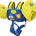 Chriffer Kids Swim Vest Life Jacket for 30-55 Pounds Boys and Girls, Toddler Floaties with Shoulder Harness Arm Wings for 2,3,4,5,6,7 Years Old Baby (Yellow Blue)