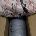 LE SURE Shown on TVDonut Small Dog Bed - Round Cat Bed for Indoor Cats Anti-Anxiety Calming Gift for Pets, Washable Cute Modern Beds with Jacquard Shaggy Plush & Anti Slip Bottom, 23 Inch, Pink Taffy