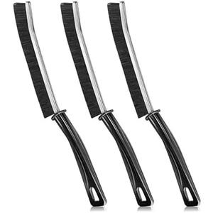 Pack of 4, Crevice Cleaning Brush. Hard Bristle Crevice Cleaning Brush.Bathroom Long Gap Brush, Bathroom Kitchen Tile Dead Corner Cleaning, Multifunctional Window Sliding Door dust Hard Bristle Brush