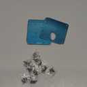 12PCS Upgraded Cabinet Hinge Repair Plate Kit: FOGZUVR Durable Door Hinge Mounting Plate Stainless Steel, Large Cabinet Fix Board with Screws for Kitchen Cabinet, Cupboard Doors and Furniture