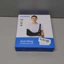 Velpeau Arm Sling Shoulder Immobilizer for Women and Men, fit Left or Right Arm - Rotator Cuff Support Brace - Medical Sling for Shoulder, Clavicle, Elbow Injury (Comfort type, Large: Bust 33.5-41)