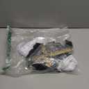 Geyoga Halloween Nun Costume Hat Nun Habit Costume Accessory Set for Women (Black Cross Print Stocking)