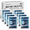 General Medi Instant Ice Cold Pack (4”x 5.5”) – 8 Packs Disposable Cold Therapy Ice Packs for Pain Relief, Swelling, Inflammation, Sprains, Toothache – for Athletes & Outdoor Activities