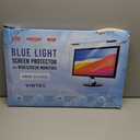 VINTEZ Blue Light Screen Protector for 23 Inch Computer Monitor and Laptop – Anti-UV Blue Light Blocking Film for Desktop PC, Eye Protection Filter, 20.6" x 12", 2 Pack