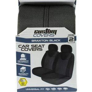 Custom Accessories Black Bucket Low Back Seat Cover - 40406