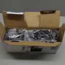 Kitchen Utensil Holder, Silverware Organizer Holder, Compact Metal Organizer for Flatware, Spoons, Forks, and Knives - 3 Separate Compartments Perfect for Kitchen Countertop- Black