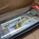 Kwikset Prava Front Door Lock Handle and Deadbolt Set, Entry Handleset Exterior with Interior Reversible Lever, Satin Brass, Pick Resistant SmartKey Rekey Deadbolt Security, with Microban Protection