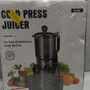Juicer Machines with 5.8" Large Chute, 2-in-1 Cold Press Juicer for Whole Vegetables Fruits 400W, Masticating juicer Easy to Clean Juice Extractor Machine for Making Nut Mike, Juice, Premium Gray