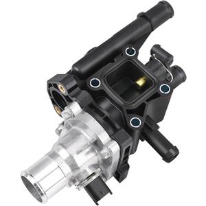 Thermostat Housing with Gasket & Sensor - Compatible with 1.8L & 1.6L 2011-2016 Chevy Cruze, 2012-2018 Chevy Sonic, 2013-2018 Chevy Trax - Replace 25199824, 25192228, 902-033,15-81816