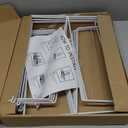 Neatly Made Extra Tall White Wire Shelf Dividers for Closet Organization – 8-Pack - Sturdy and Easy Set-Up Closet Shelf Dividers with Bonus Rose Gold Hanger - 16 inches Height & 12 inches Wide