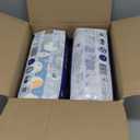 The Honest Company Comfort Dry Disposable Overnight Diapers for Sensitive Skin, Hypoallergenic, Baby Cozy Cloud and Star Signs Design Club Box Size 6 (35 lbs) 34 Count