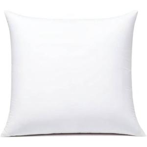JIEITIVE Throw Pillow Inserts Hypoallergenic Premium Pillow Stuffer Square Form for Decorative Pillow Covers Cushion Set of 1-18 x 18 Inches