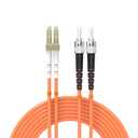 3M 10ft LC/UPC-ST/UPC Multi-Mode Fiber Optic Cable LC to ST OM1 Jumper Optical Patch Cord Duplex 62.5/125um Orange for Server, Network Switch, Router, Networking Equipment