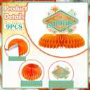 9Pcs Showgirl Theme Honeycomb Centerpieces Decor, The Life of Birthday Girl Tables Party Decorations In My Showgirl Era Bday Honeycomb Centerpiece for Showgirls Disco Birthday Baby Shower Bachelorette