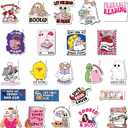 Skyygemm 50 Pcs Funny Magnetic Bookmarks, Cute Magnet Bookmarks Bulk for Women Men Work Adults Travel School Office Supplies Gifts, 50 Styles