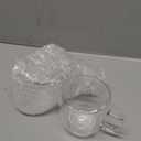 Mfacoy Glass Double Wall Insulated Espresso Cups (Set of 2), 5.4 oz Shots Cup with Handle, Insulated Glasses Mugs, Small Coffee Cups, Shot Glass