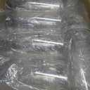 48 Pack Plastic Cylinder Vases for Centerpiece, 4 6 8 10 Inch Tall Acrylic Cylinder Vase Bulk Set Hurricane Candle Holder Glass Like Large Round Clear Plastic Flowers Vases for Wedding Home Office