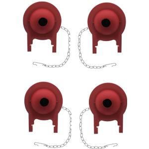 4 PACK Toto Toilet Flapper Replacement, 3" Flapper For G-Max, THU499S, THU331S, THU175S & 2021BP Models By Essential Values