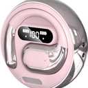 OWS AI Headphone for Multi-Language Translation, Bluetooth Earphone Support 144 Language Real-Time AI Translation, Wireless AI Earbuds Translator with App for Language Learning, Travel, Work (Pink)