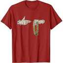 Gildan Red Wrapped Hands T-shirt Size Small