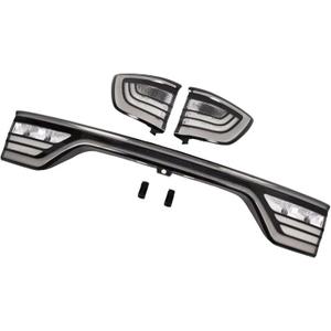 68155948AC 68272126AA 68453659AA 3PCS LED Tail Light Lamp Liftgate Center W/Camera Hole Compatible with Dodge Durango 2014-2024 Smoked Black Housing