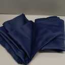 BGment Blackout Curtains for Bedroom - 38 x 40 inch Curtains Rod Pocket and Back Tab Thermal Insulated Room Darkening Curtains for Living Room, 2 Window Panels, Navy Blue