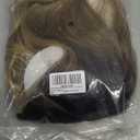 Ombre Blonde Wig for Women Long Wavy 4x1 Lace Natural Hairline Glueless for Beginners Middle Part Synthetic for Daily Party Use 26Inch