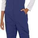 Lands' End Unisex Kids Squall Waterproof Adjustable Insulated Iron Knee Snow Bib Overalls.10