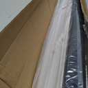 LazBlinds No Tools No Drill Cordless 1" Vinyl Mini Blinds, 100% Blackout Blinds for Indoor Windows, Room Darkening Privacy Window Blinds and Shades for Interior, 46" W x 64" H, White