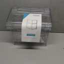 Vtopmart 2 Pack Large Stackable Storage Drawers,Clear Acrylic Drawer Organizers with Handles, Easily Assemble for Bathroom,Kitchen Undersink,Cabinet,Closet,Makeup,Pantry organization and Storage