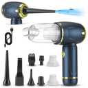 Kairiyard Car Vacuum Cleaner, Car Vacuum Portable Cordless with 14000PA Powerful Suction Wireless Cars Vacuum and Air Duster 2 in 1 for Cars Cleaning