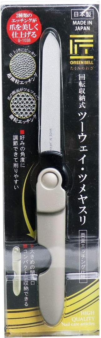 Made in Japan Rotating retractable two-way file