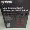 YINGGG Leg Massager with Heat and Compression - Foot and Calf Massage Sleeve with 3 Heat, 6 Intensities, 6 Modes, Compression Boots for Circulation and Pain Relief